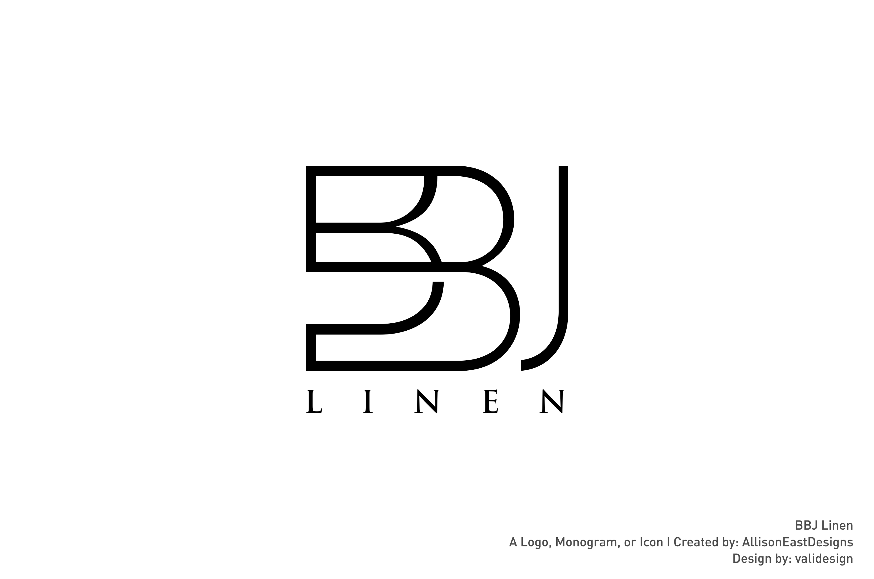 Logo for linen rental company by AllisonEastDesigns