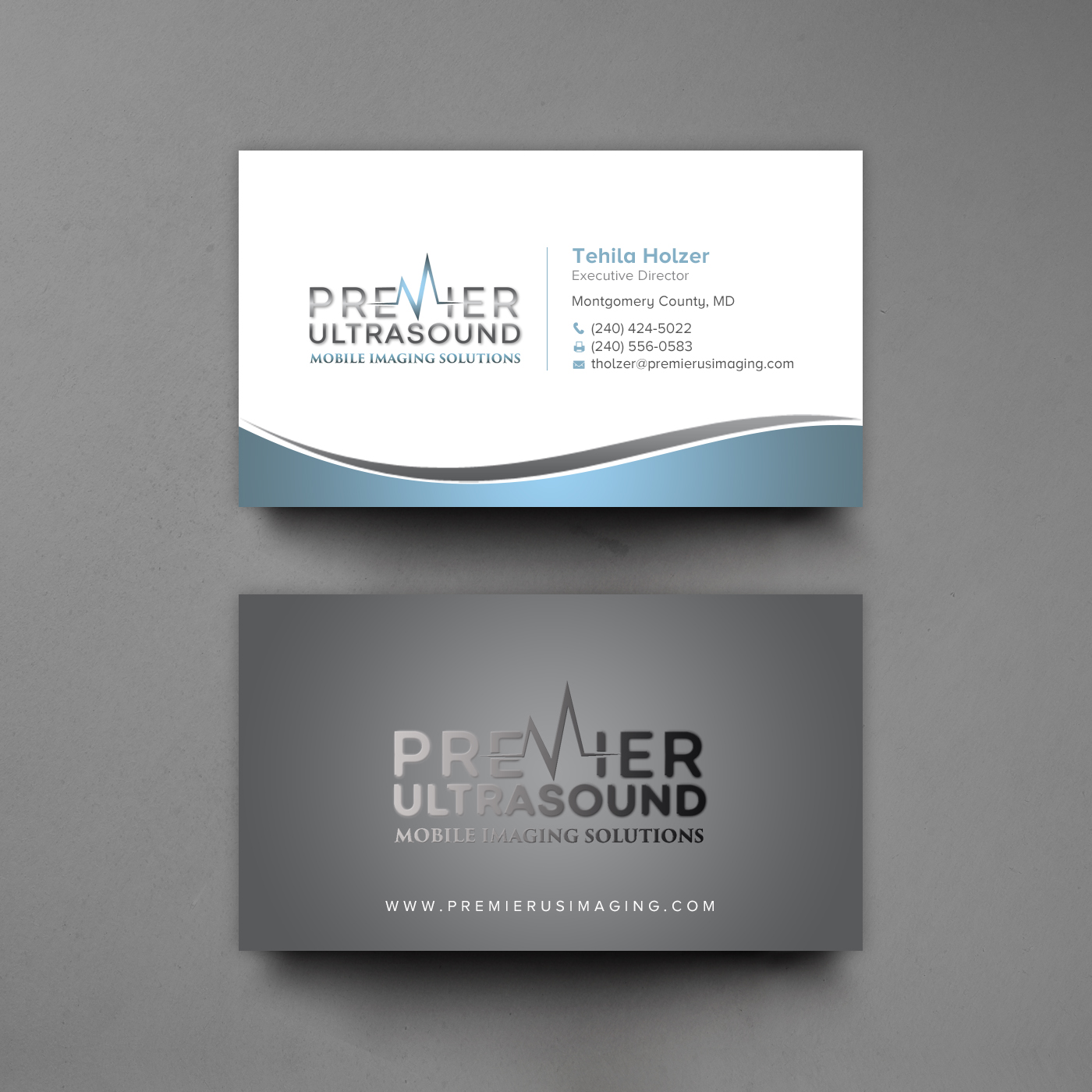 Business Cards for Mobile Ultrasound Company by Teholze