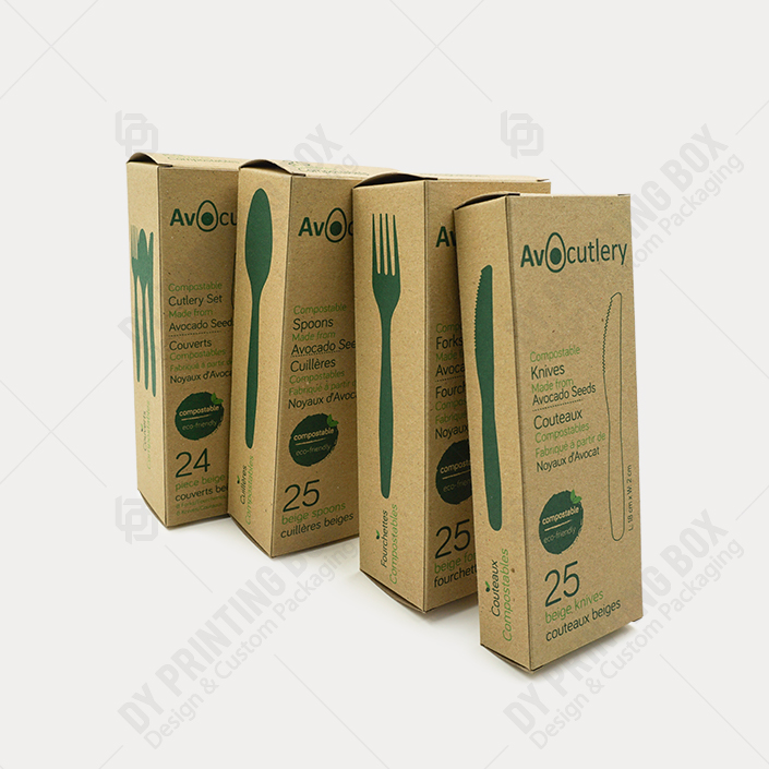 Kraft Paper Recyclable Box Custom Packaging DY Printing Box