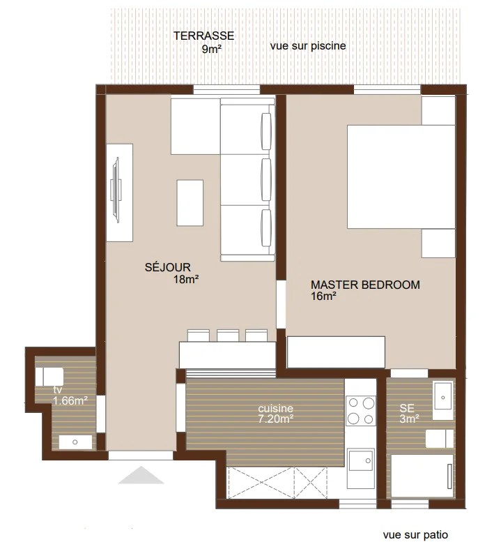 ResidenceOpus Appartements au Virage