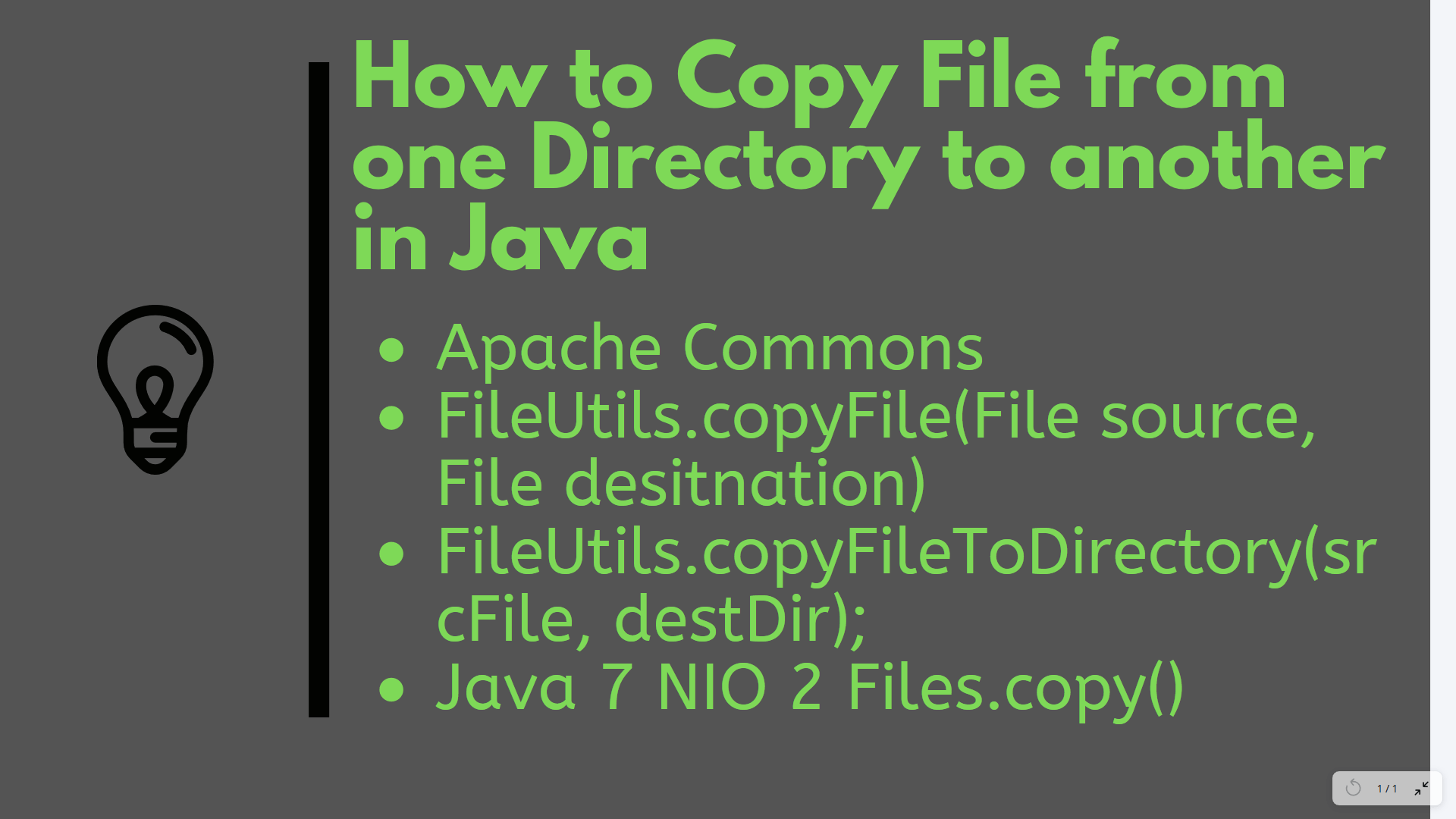 Copy Files From One Directory to Another in Java DZone