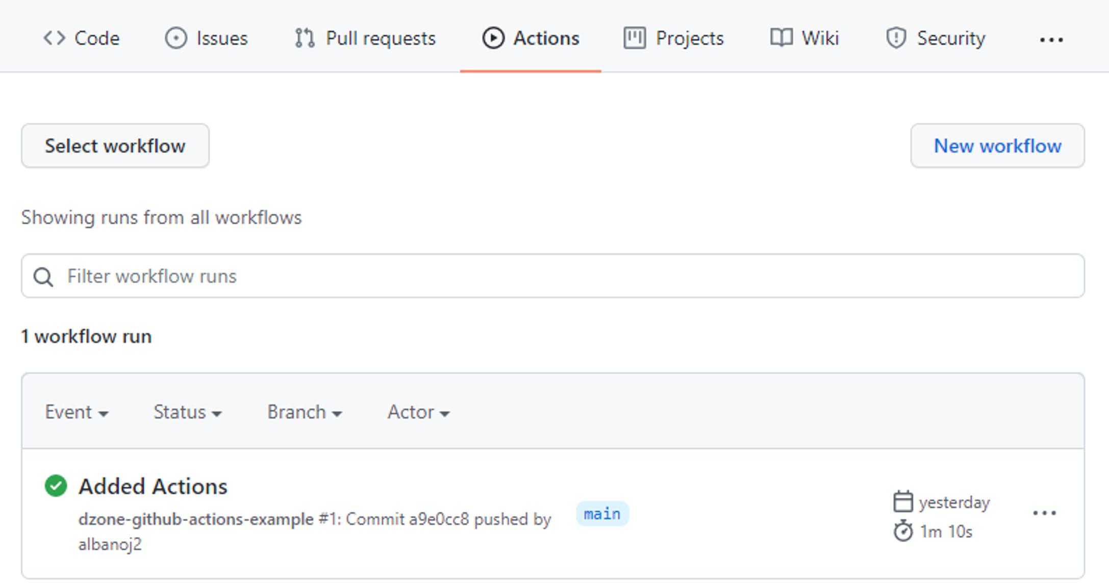 Getting Started With GitHub Actions DZone Refcardz