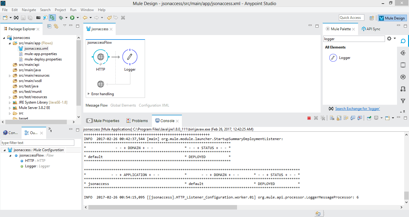Posting JSON Data to a Mule Flow DZone Integration