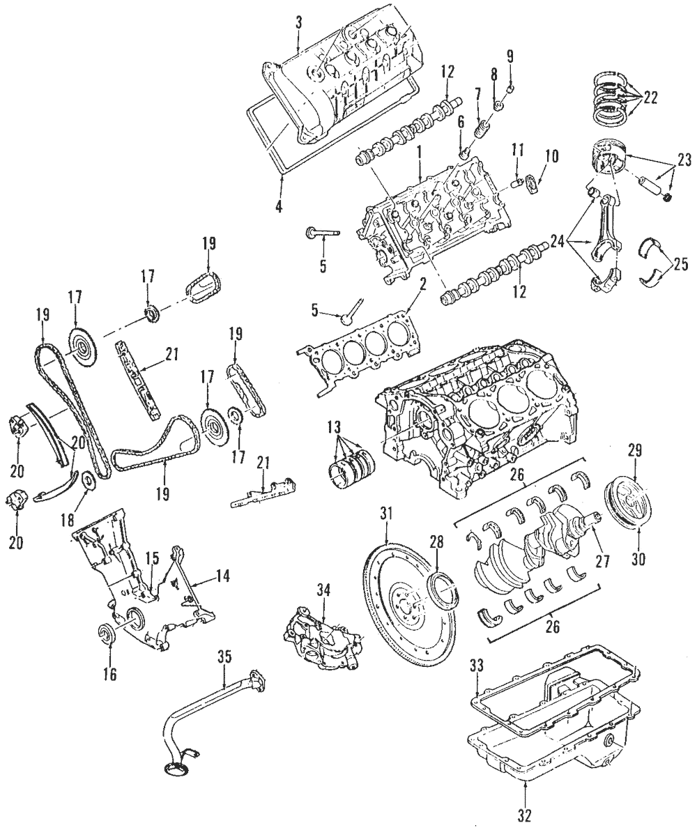 Genuine Ford Valve Cover Gasket F3LY6584B eBay