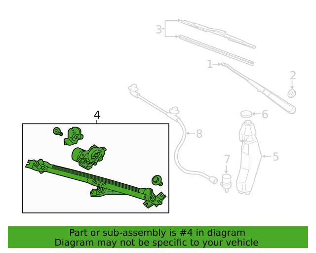 20132021 GM Motor & Linkage (When ordering 84039192 must also order