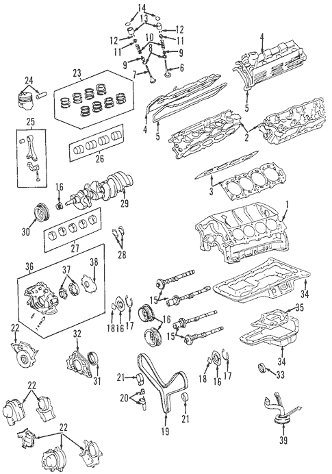 2000 Toyota Land Cruiser Engine Diagram - 1997 Toyota 4runner Engine