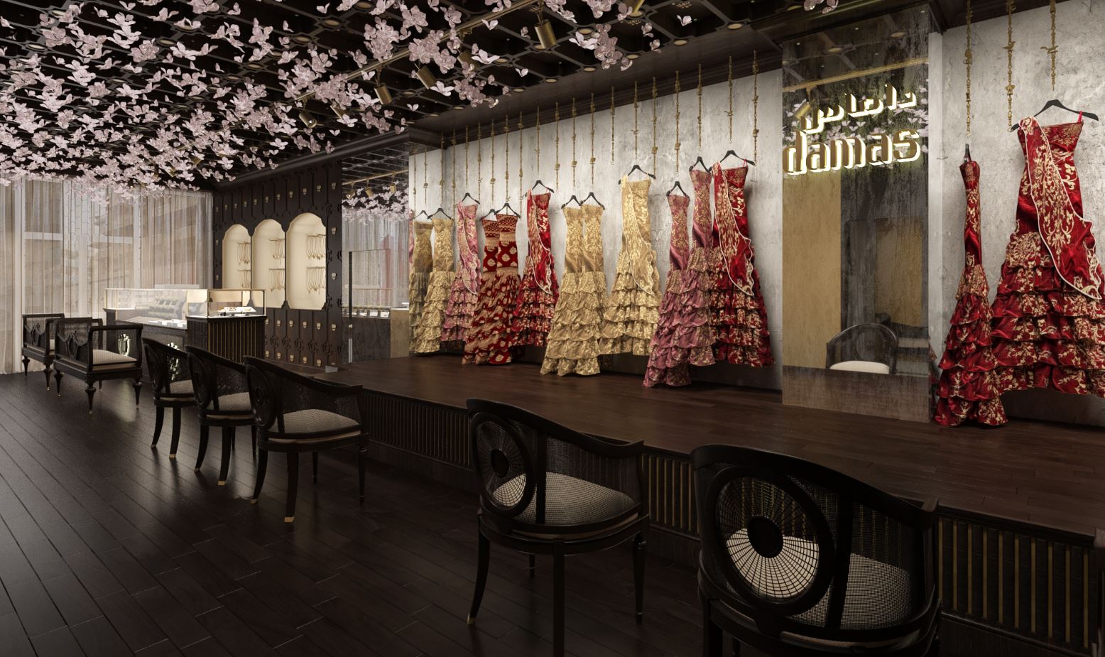 Damas Meena Bazaar Retail Outlet Interior Project DZ Design