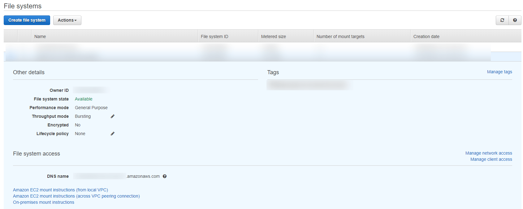 Creating EFS Using CloudFormation and Mounting it With EC2 Linux