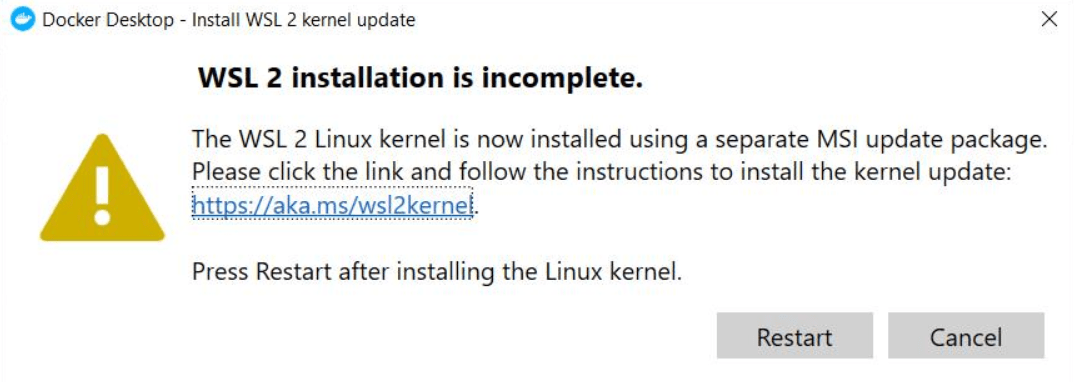 Solution To Docker Not Starting in Windows 10