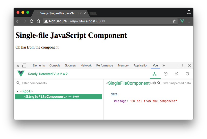 Vue.js SingleFile JavaScript Components in the Browser DZone  Dev