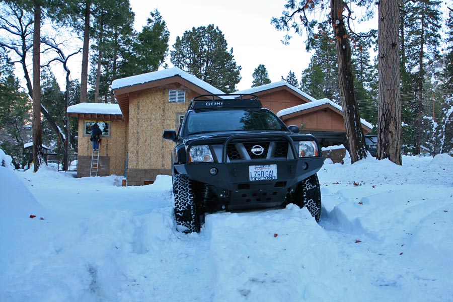 Snow chains on 4WD Second Generation Nissan Xterra Forums (2005+)