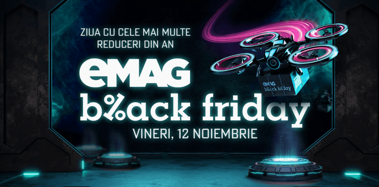EMAG Black Friday 2021 • Ce Reduceri Te Asteapta! 2023 E BLACK FRIDAY