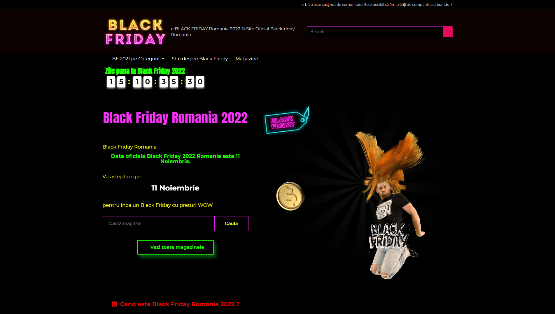 BLACK FRIDAY Romania 2024 Data Oficiala Este 10 Noiembrie BlackFriday