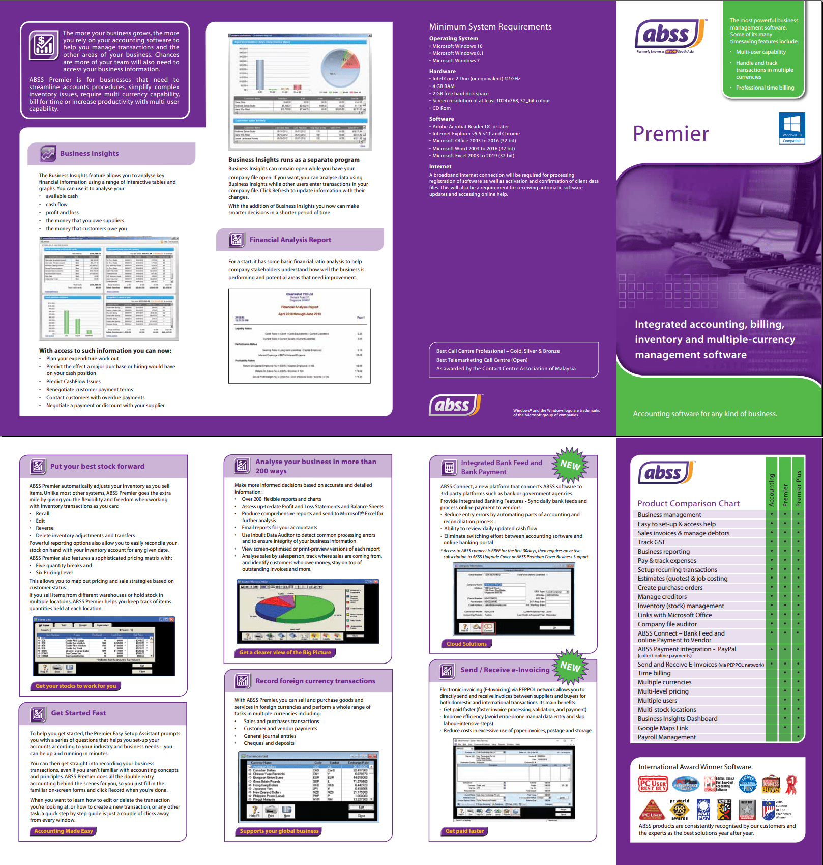 ABSS Premier eClicksolutions ABSS Singapore MYOB