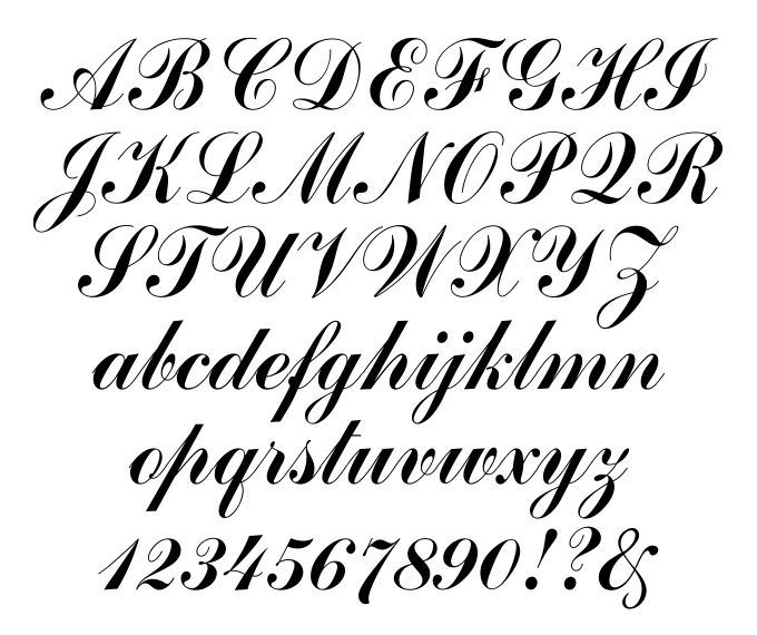 Commercial Script DAYLIGHT FONTS