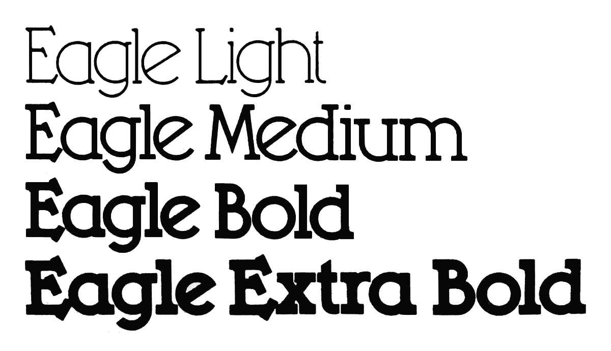 Eagle DAYLIGHT FONTS