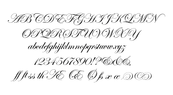 Edwardian Script DAYLIGHT FONTS