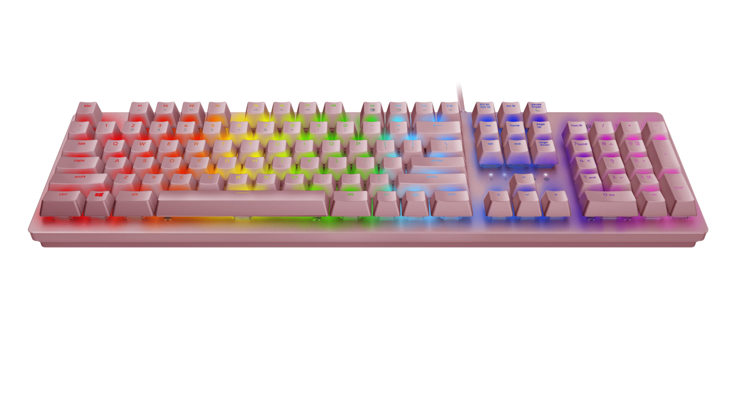Razer Huntsman Gaming Keyboard Quartz Pink (แป้นพิมพ์ ENG