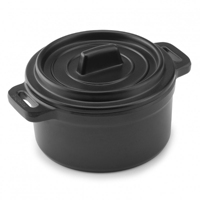 Mini Cocotte Mélamine Noire avec Couvercle - Pujadas - 10 (Ø) cm au  meilleur prix | E.Leclerc