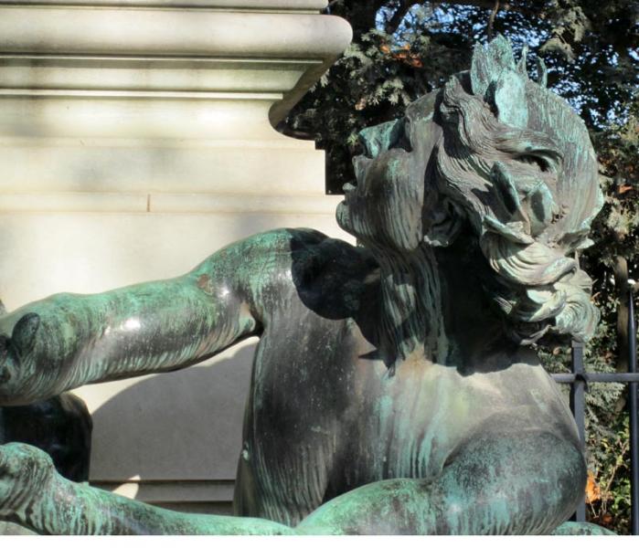Monument à Eugène Delacroix Jardin du Luxembourg Paris (75006) E