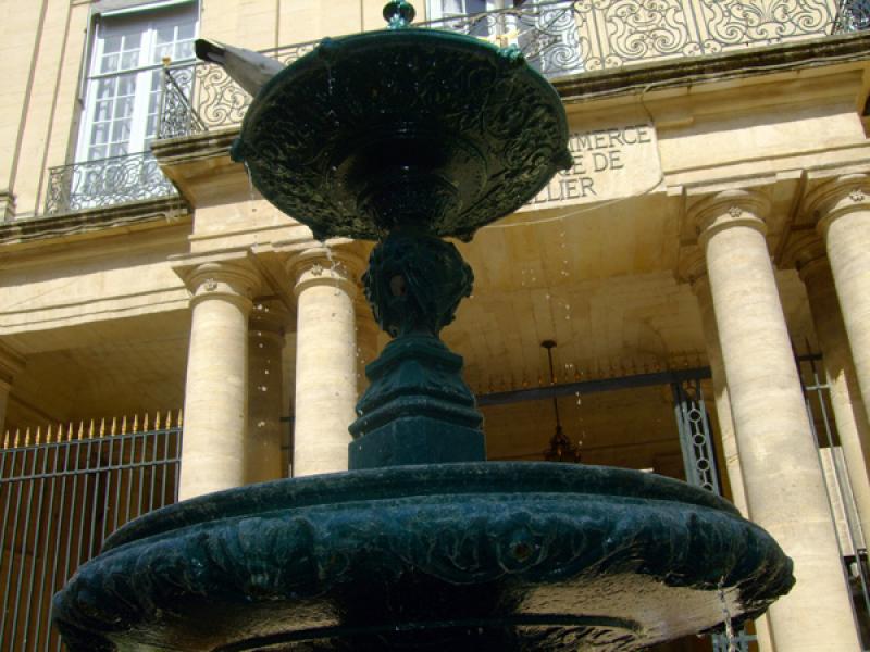 Fontaine Chambre de commerce Montpellier Emonumen