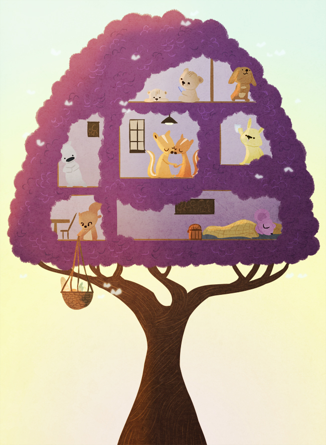 animal house Everyday Love Art The Art of Nidhi Chanani