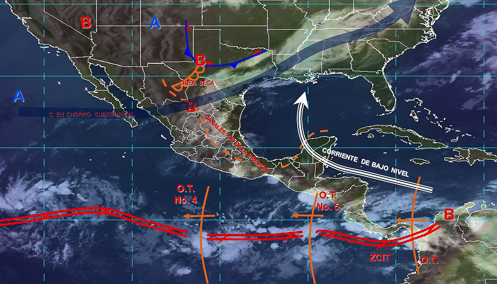 Pronóstico del tiempo en México para jueves 20 de junio del 2019 e