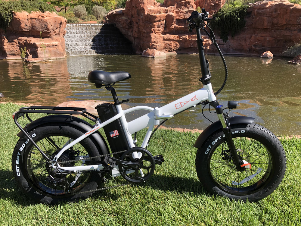 White StepOver EPedals Electric Bikes