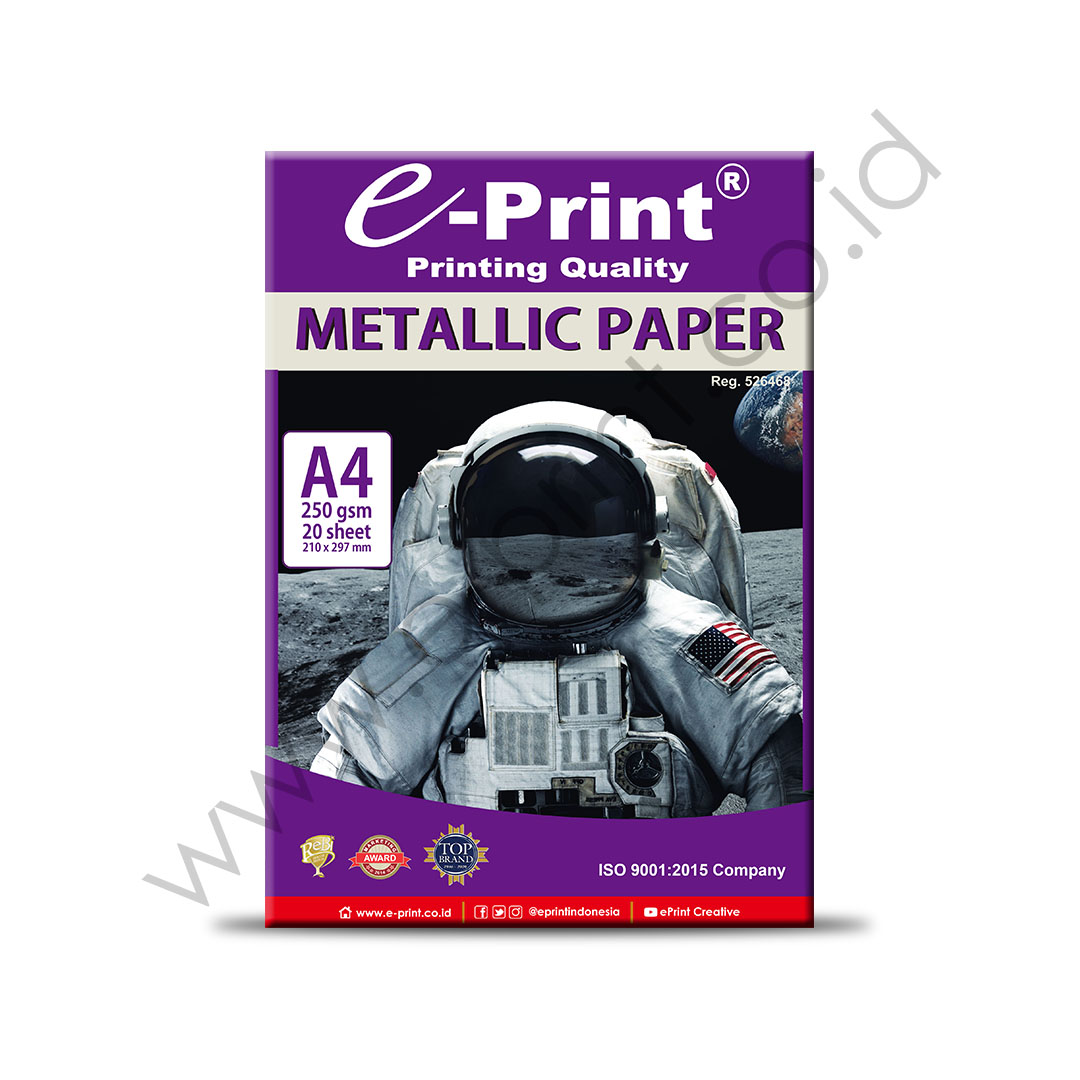 Jual Metallic Photo Paper A4 250gsm | E-Print Indonesia