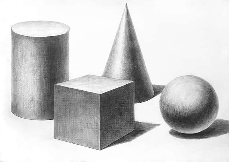 鉛筆デッサン 立方体1 : 絵と生活と・・海王星 ☆ 鉛筆デッサン基礎トレーニング１：復習 | 美大受験予備校 難関美大への現役合格なら横浜美術学院