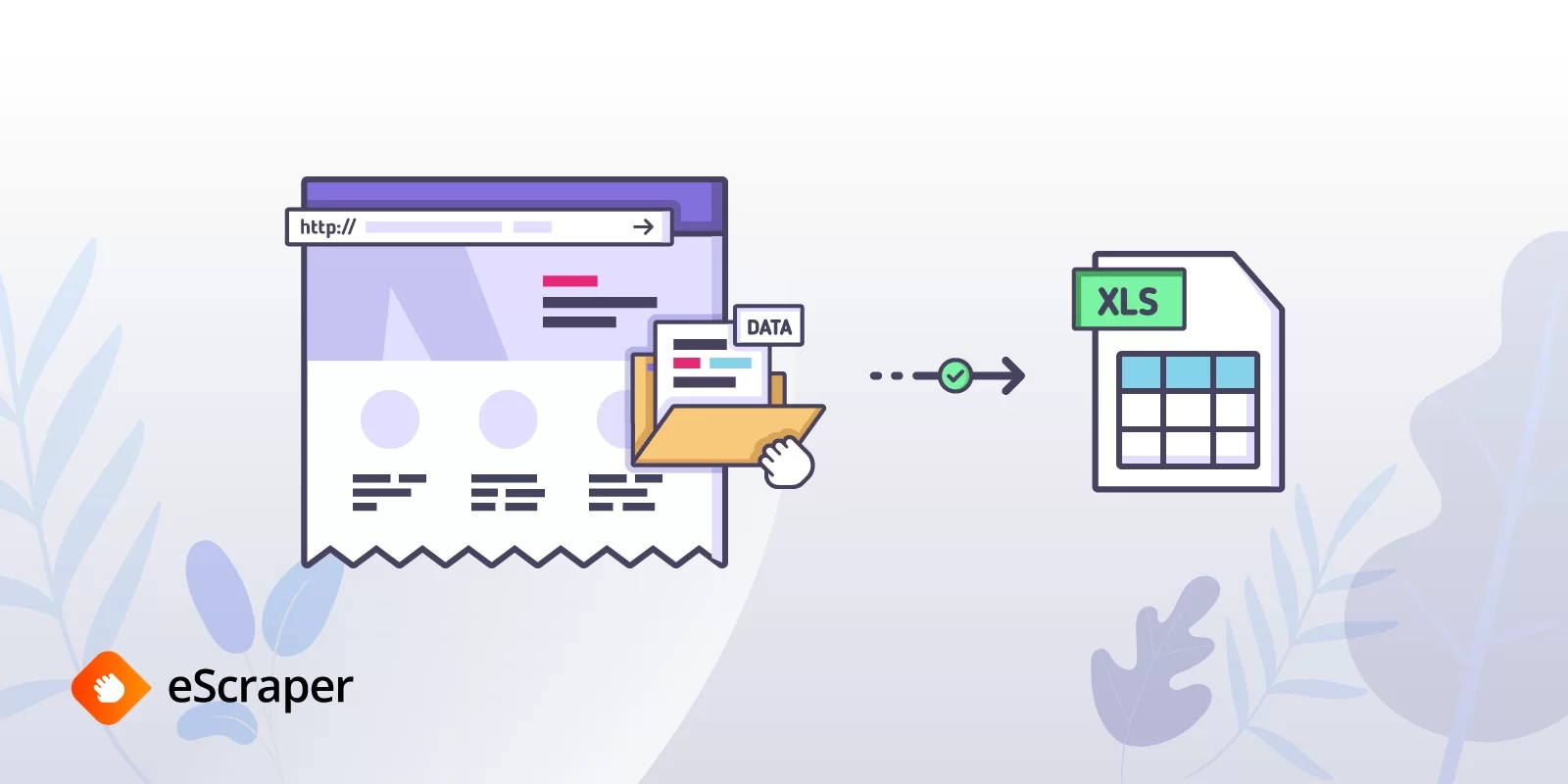 Two approaches to data extraction from a website to Excel eScraper