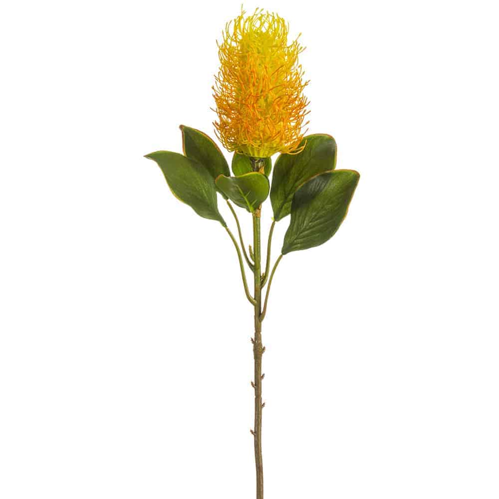 22″ Banksia Spray Orange Silk Flower Depot