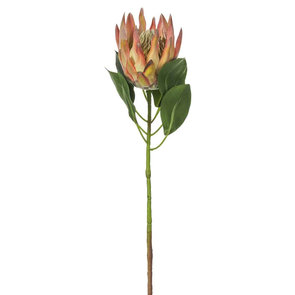 29″ King Protea Spray Orange Silk Flower Depot