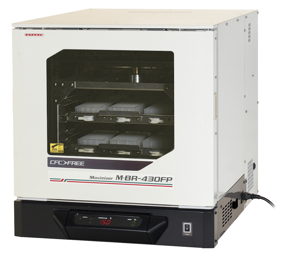 Constant temperature incubator shaker for wellplate Maximizer MBR430FP