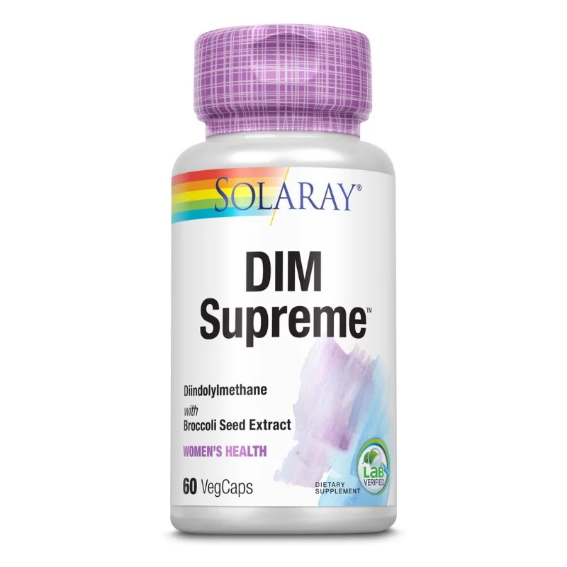 Solaray DIM Supreme 100mg Menopause & Estrogen Metabolism Supplement