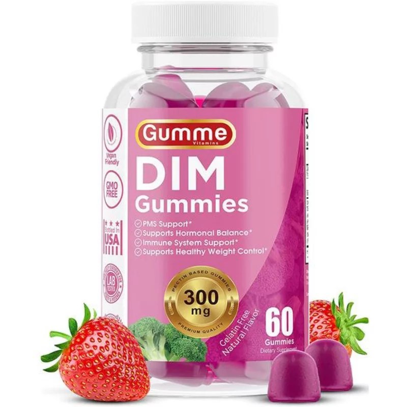 Gumme DIM Menopause Supplement Gummy for PMS Relief 60 Gummies Evita