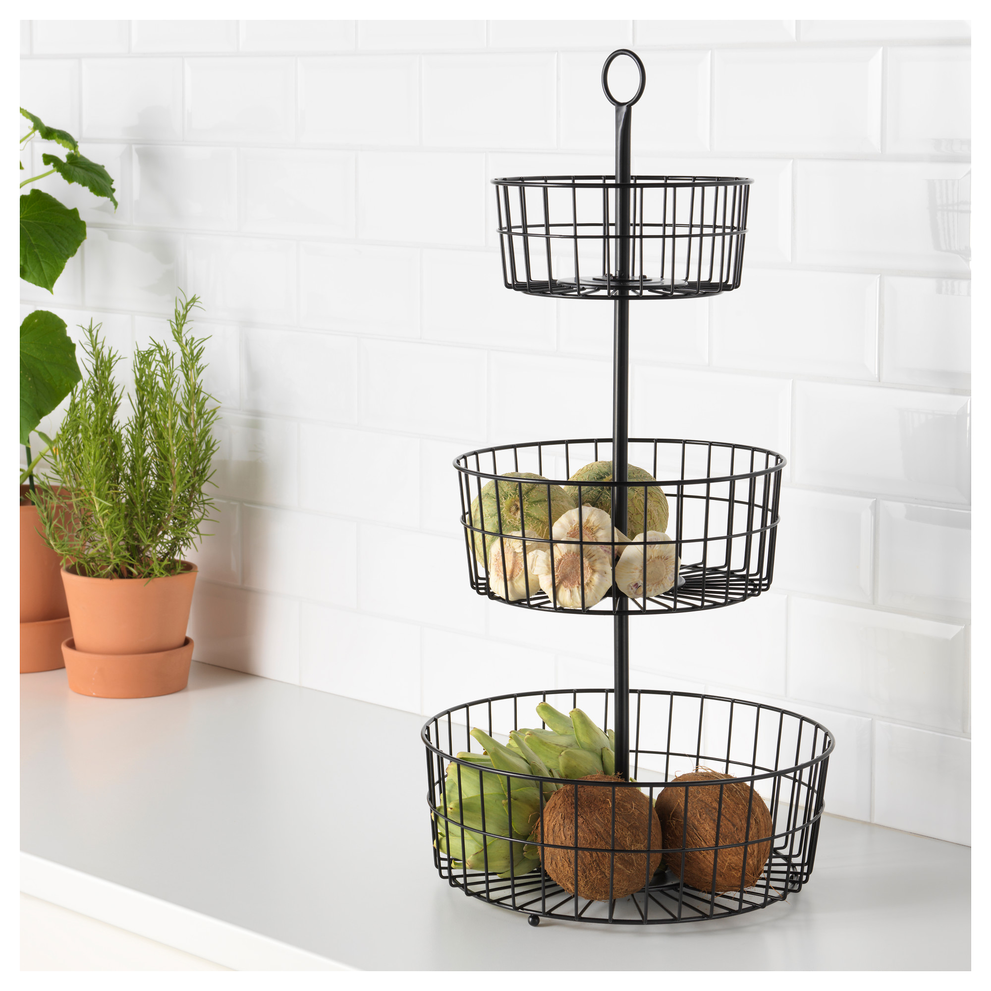 IKEA SOMMAR 2018 3poziomowy koszyk do serwowania 7171580517