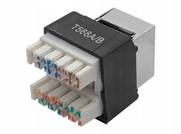GNIAZDO KEYSTONE MODUŁ RJ45 CAT5E EKRANOWANE 7585214793 oficjalne archiwum allegro