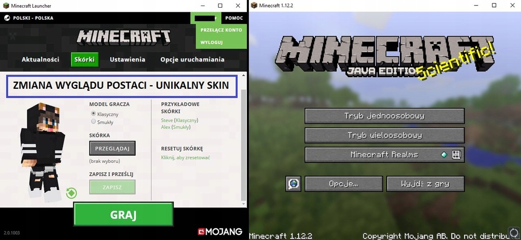 MINECRAFT PREMIUM GIFTCODE ZMIANA DANYCH PSC 24/7 6961872584