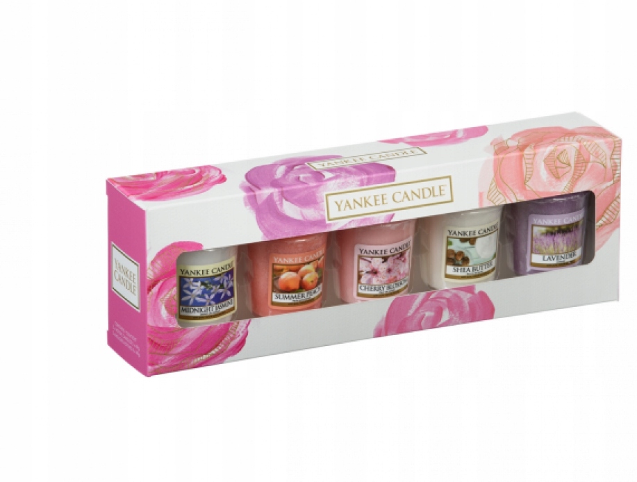 Yankee Candle zestaw 5 świec votive na prezent 7340737778 oficjalne