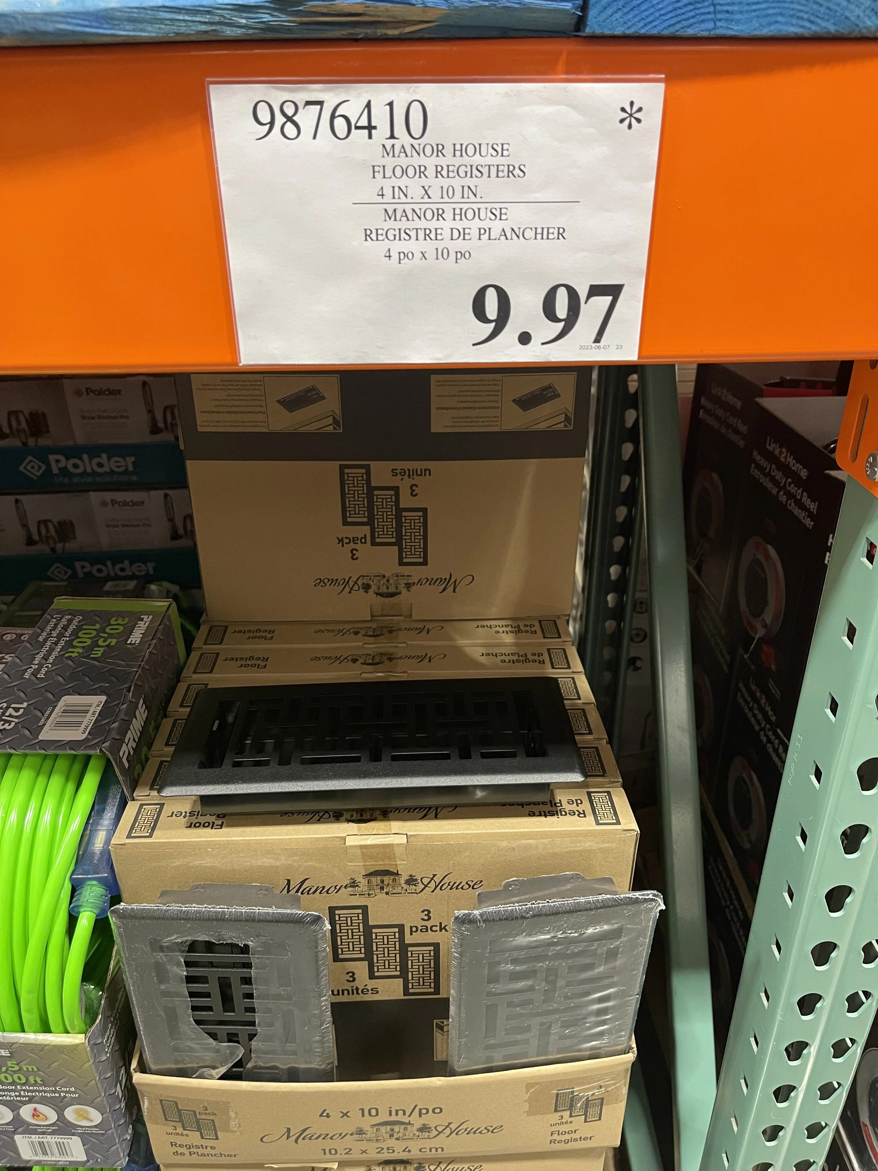 [Costco] 4” metal floor vent registers (3 pack) 10 Forums