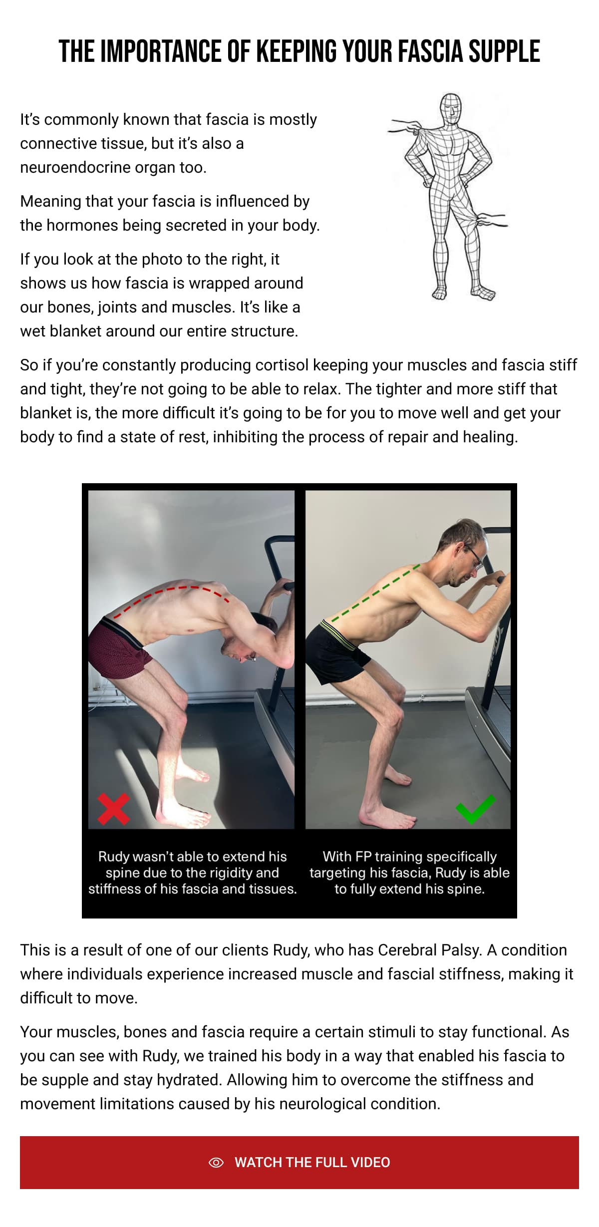 Keeping your fascia supple Functional Patterns