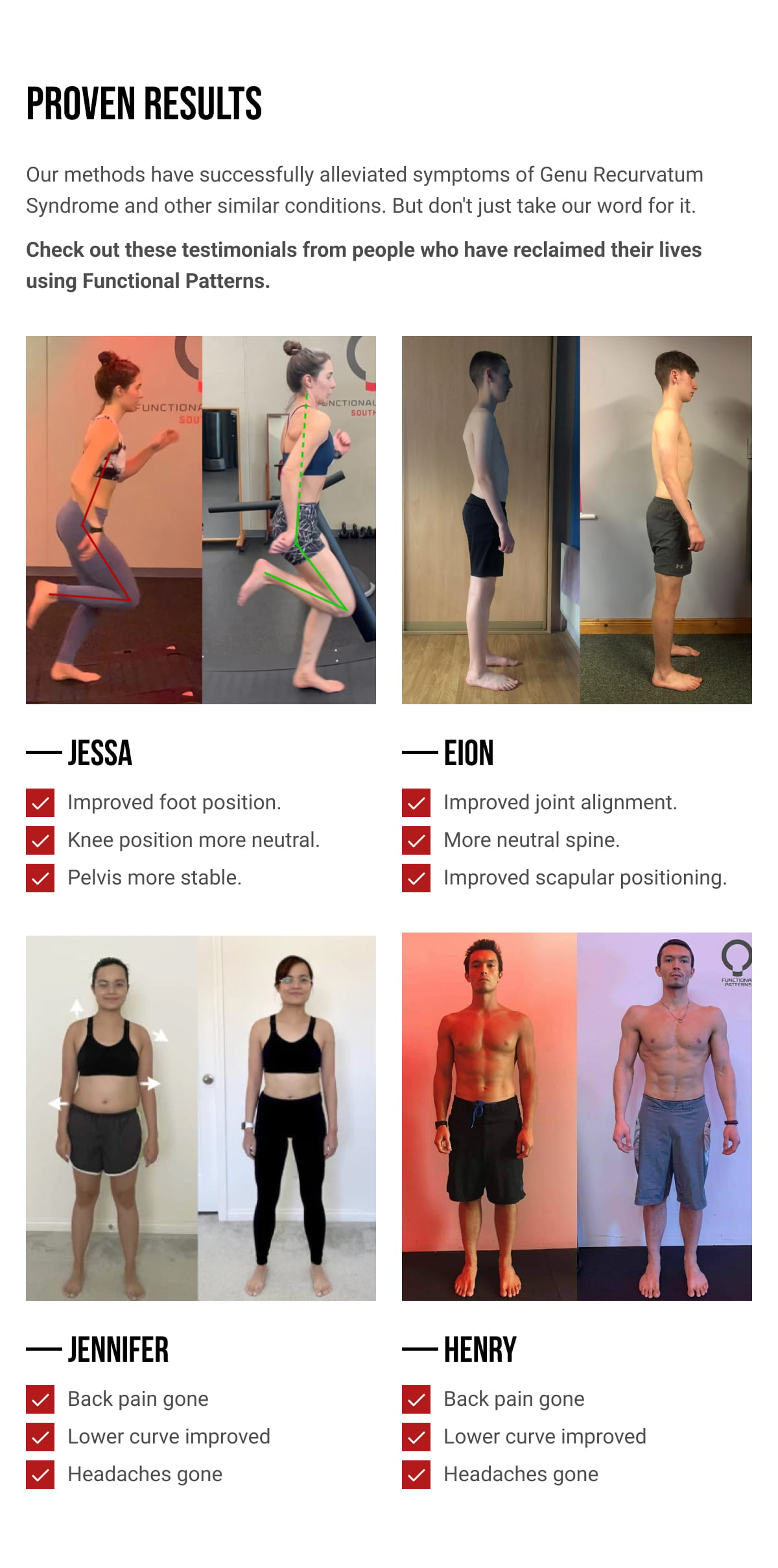 Hyperextended Knees? We have a fix! Functional Patterns