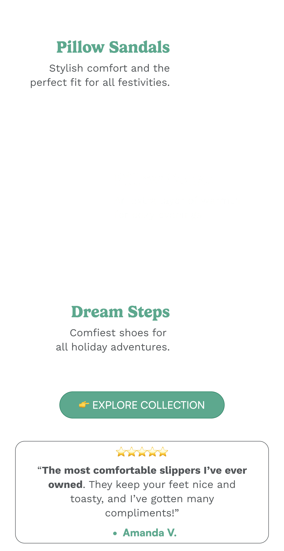 Be the Santa of Comfort 🎅 Pillow Slides