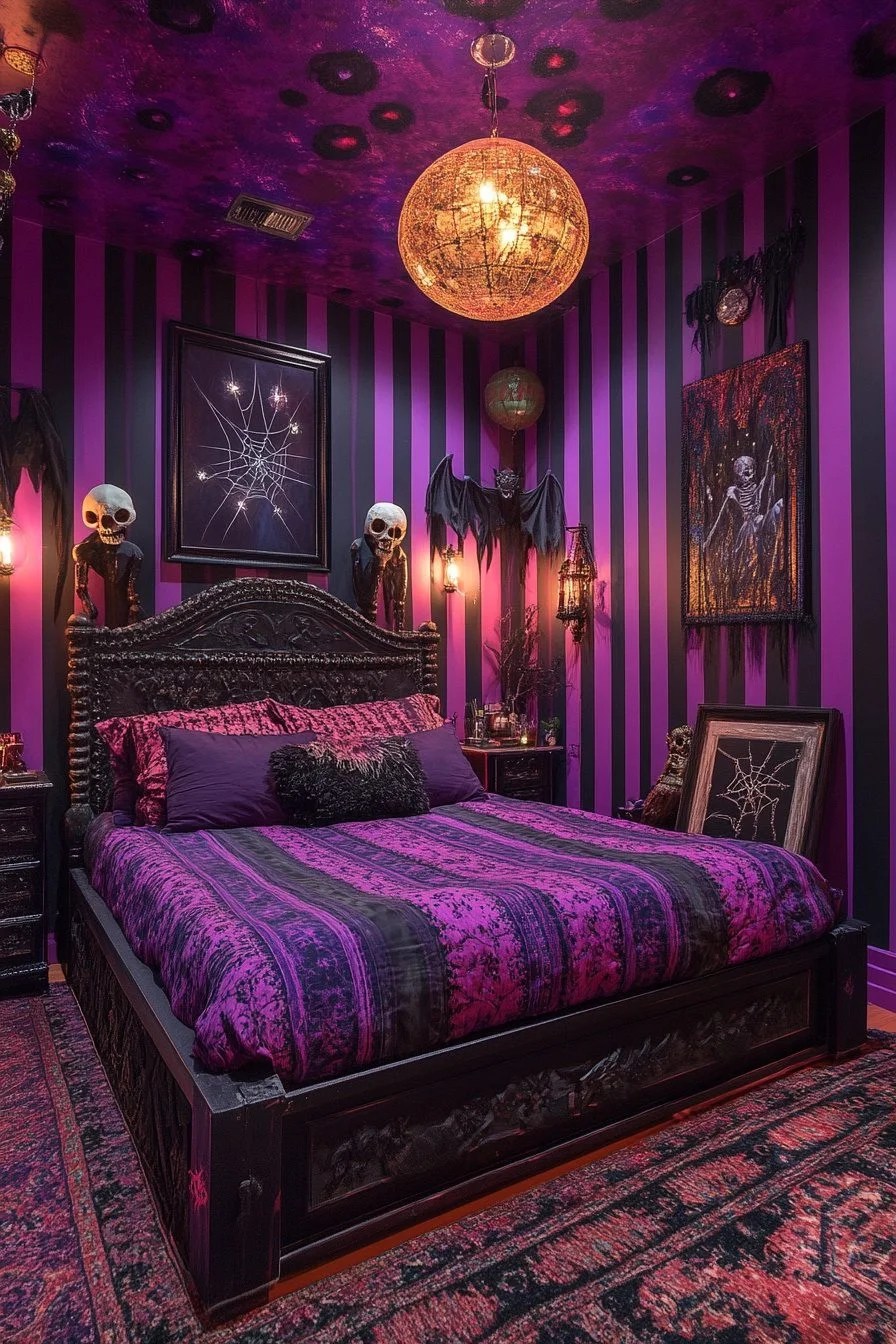 29 Cozy Bedroom Halloween Ideas For A Festive And Frightfully Cozy Look