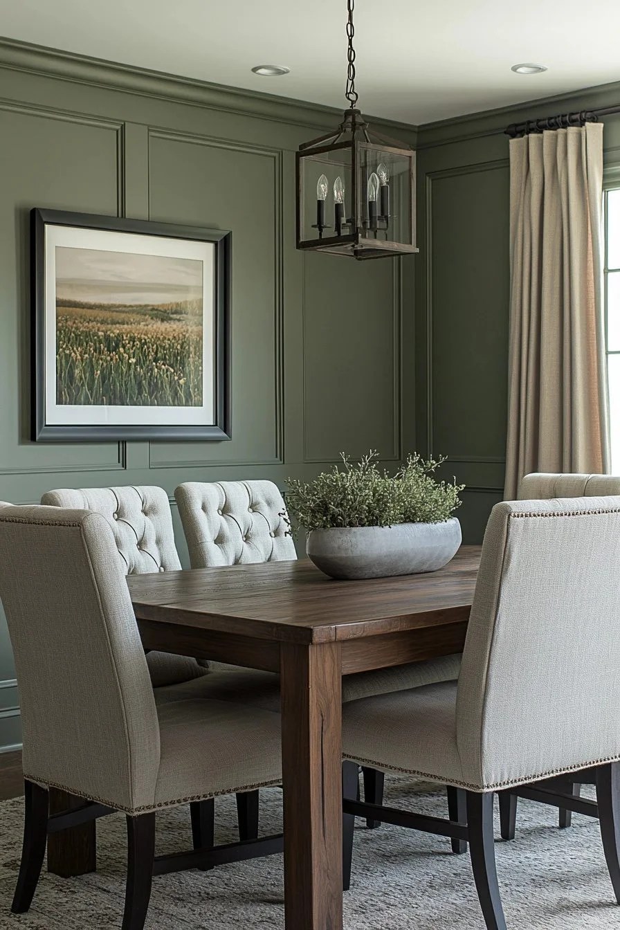29 Sage Green Dining Room Ideas To Bring A Refreshing Touch To Your