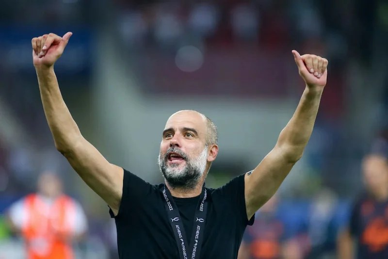 Guardiola wins the Best Coach in Europe award