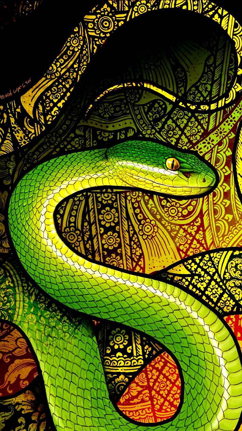 Green Python Snake HD phone wallpaper Pxfuel