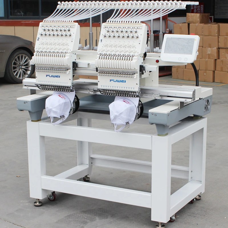Industrial Twohead Embroidery Machine E10Device
