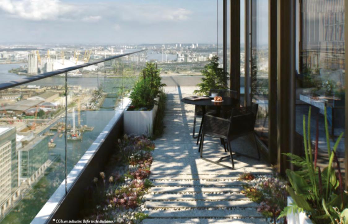 Wardian Studio for Rent, Canary Wharf, London E14 E14 Properties